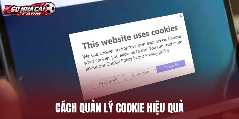 Cách quản lý cookie hiệu quả