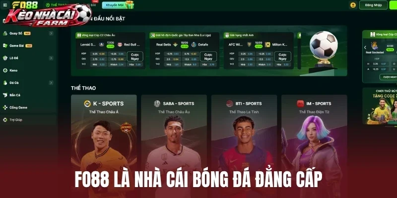 Fo88 là nhà cái bóng đá đẳng cấp