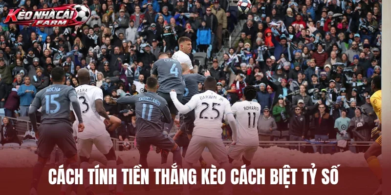 Cách tính tiền thắng kèo cách biệt tỷ số 