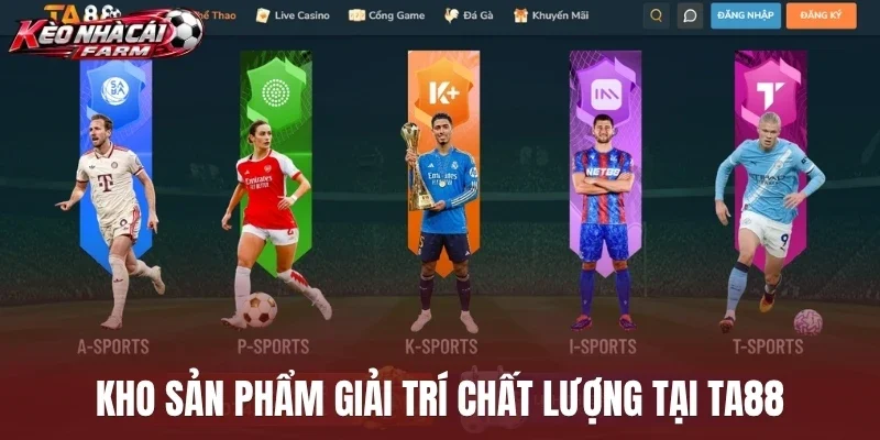 Kho sản phẩm giải trí chất lượng tại Ta88