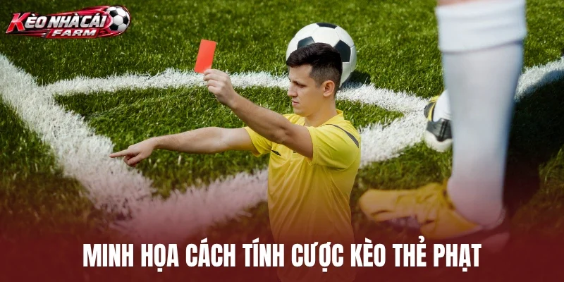 Minh họa cách tính cược kèo thẻ phạt